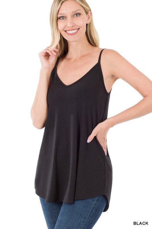 LORENA FRONT AND BACK REVERSIBLE TANK S-3XL - West End Boutique