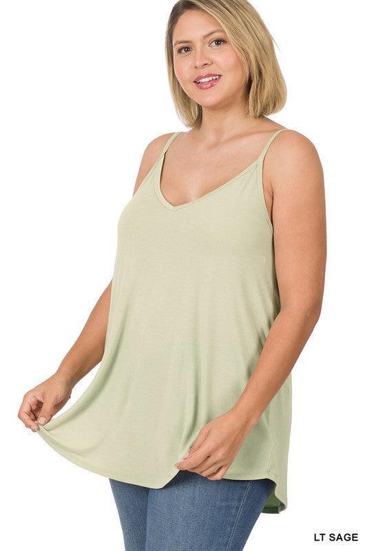 LORENA FRONT AND BACK REVERSIBLE TANK S-3XL - West End Boutique