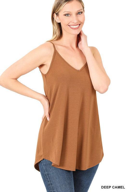 LORENA FRONT AND BACK REVERSIBLE TANK S-3XL - West End Boutique