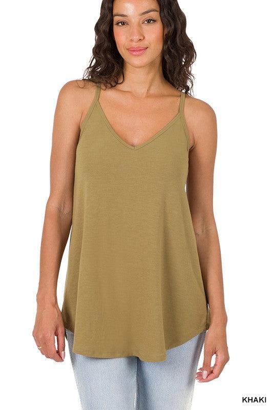 LORENA FRONT AND BACK REVERSIBLE TANK S-3XL - West End Boutique
