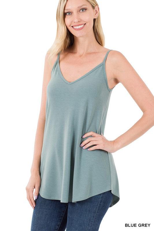 LORENA FRONT AND BACK REVERSIBLE TANK S-3XL - West End Boutique