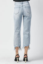 ADAM HIGH RISE STRAIGHT CROP JEANS - West End Boutique