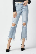 ADAM HIGH RISE STRAIGHT CROP JEANS - West End Boutique