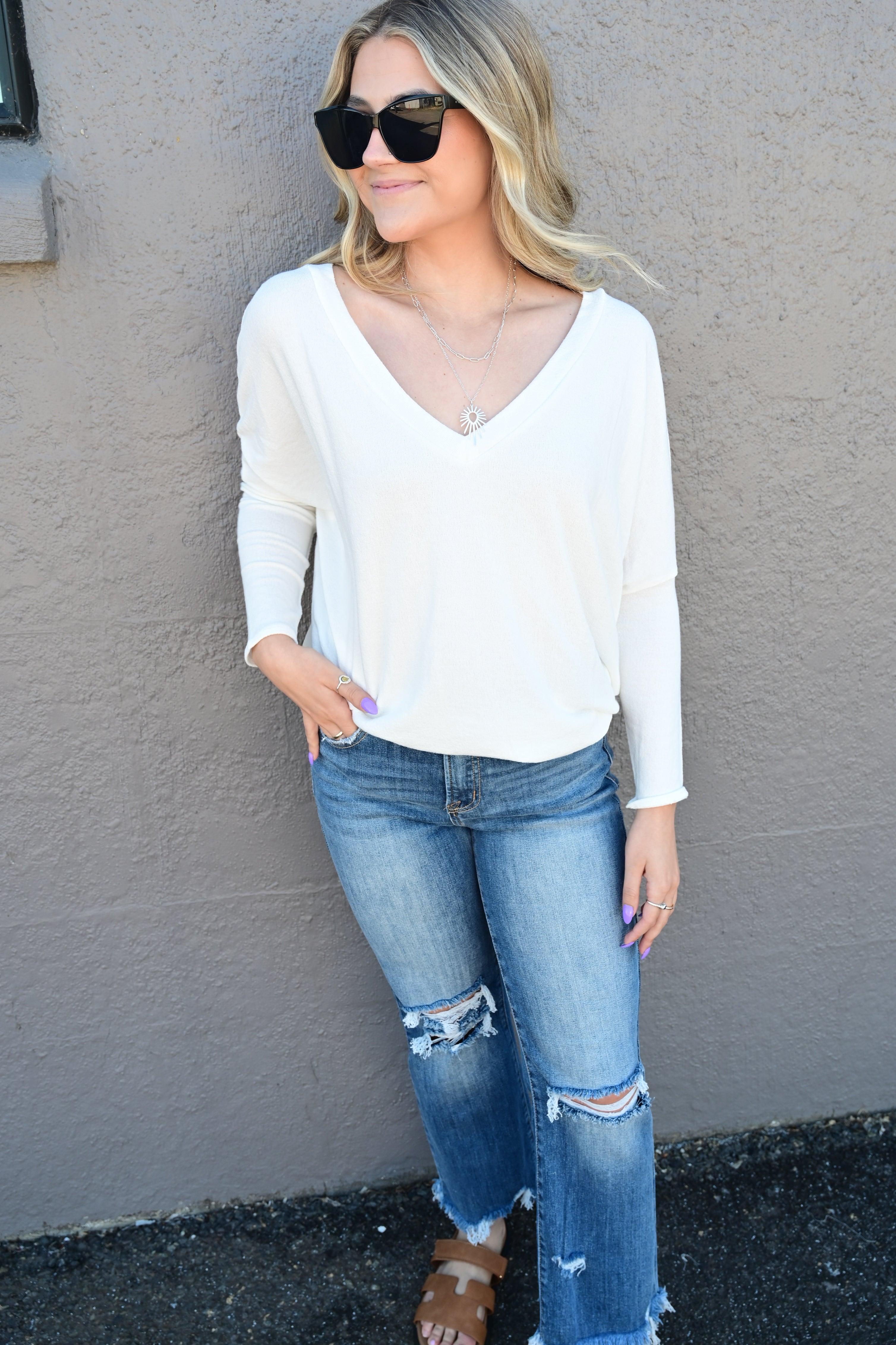 Hayden Long Sleeve Top - West End Boutique