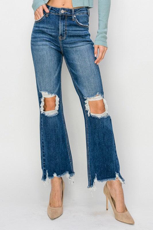 ADAM HIGH RISE STRAIGHT CROP JEANS - West End Boutique