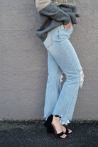 ADAM HIGH RISE STRAIGHT CROP JEANS - West End Boutique