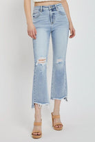 ARIK HIGH RISE CROP FLARE JEAN - West End Boutique