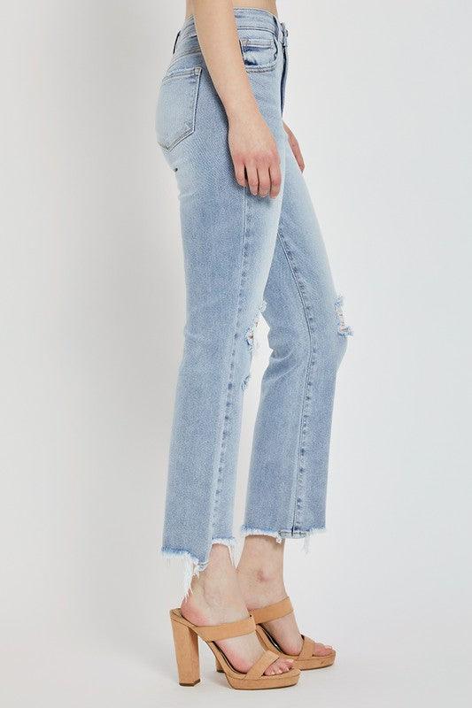 ARIK HIGH RISE CROP FLARE JEAN - West End Boutique