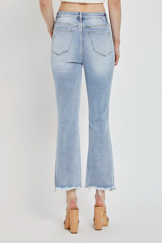 ARIK HIGH RISE CROP FLARE JEAN - West End Boutique