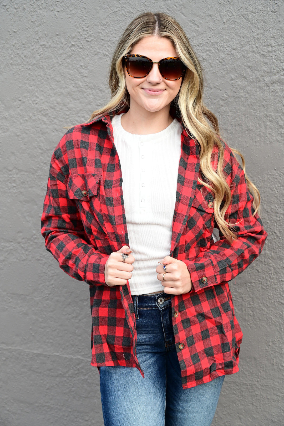 Be My Baby Tonight Flannel FINAL SALE - West End Boutique