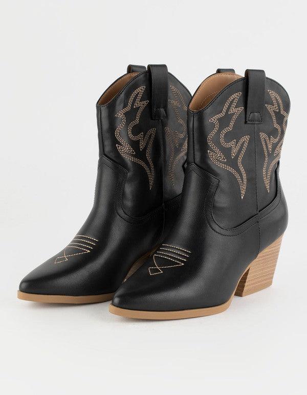 BLAZING CASUAL WESTERN BOOTS - West End Boutique