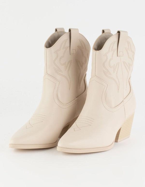 BLAZING CASUAL WESTERN BOOTS - West End Boutique