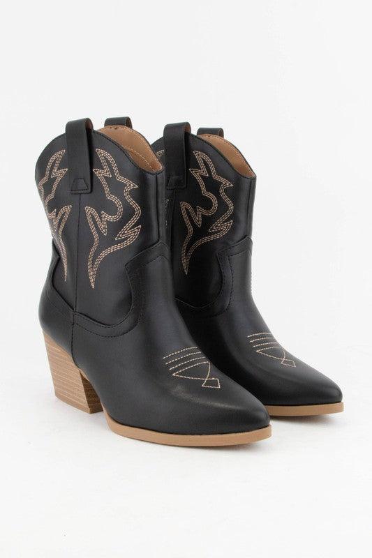 BLAZING CASUAL WESTERN BOOTS - West End Boutique