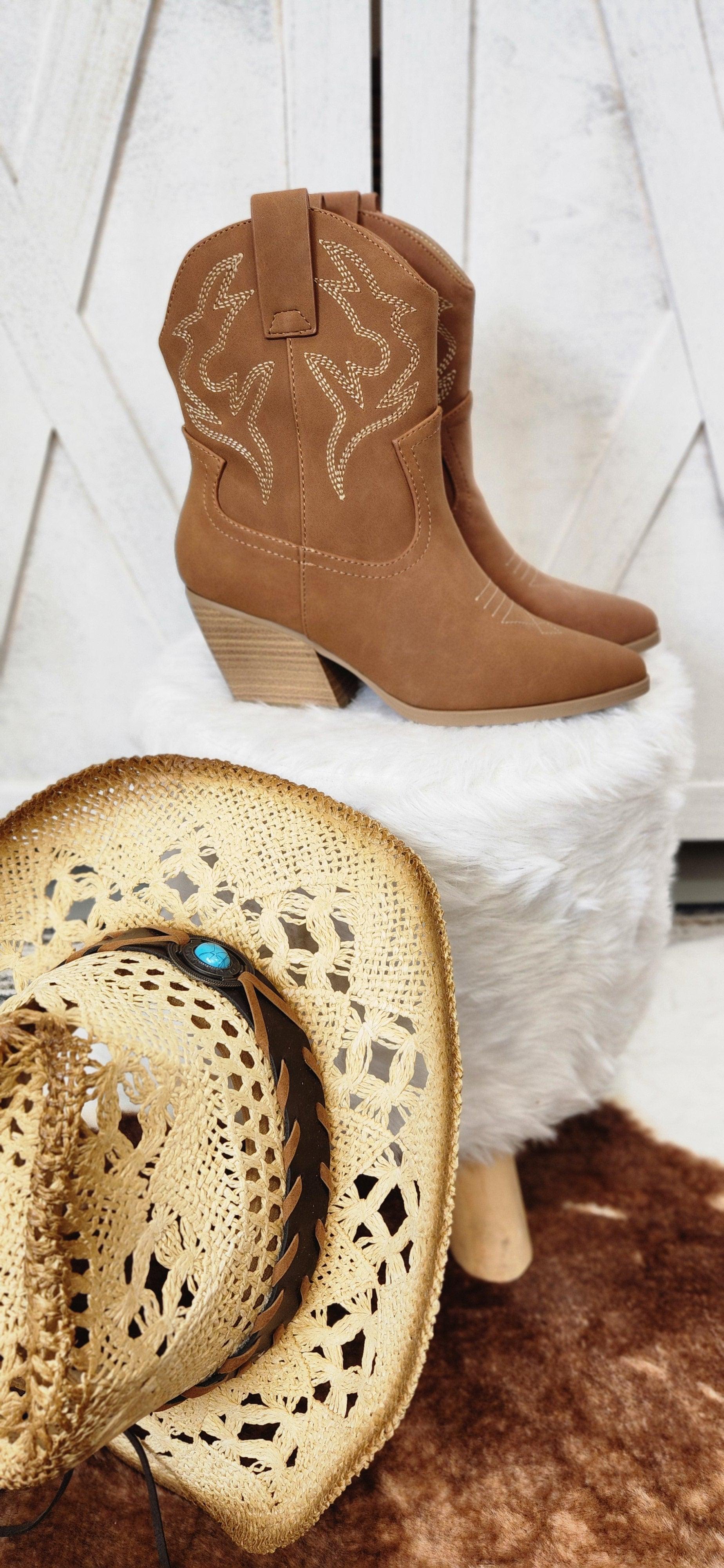 BLAZING CASUAL WESTERN BOOTS - West End Boutique