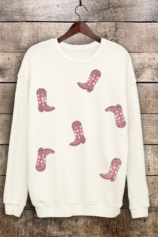 BOOTS ALLOVER MINERAL SWEATSHIRTS S-XL - West End Boutique