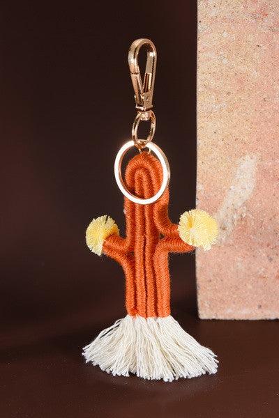 CACTUS KEY CHAIN KEY RING - West End Boutique