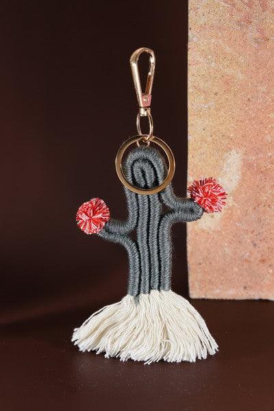 CACTUS KEY CHAIN KEY RING - West End Boutique