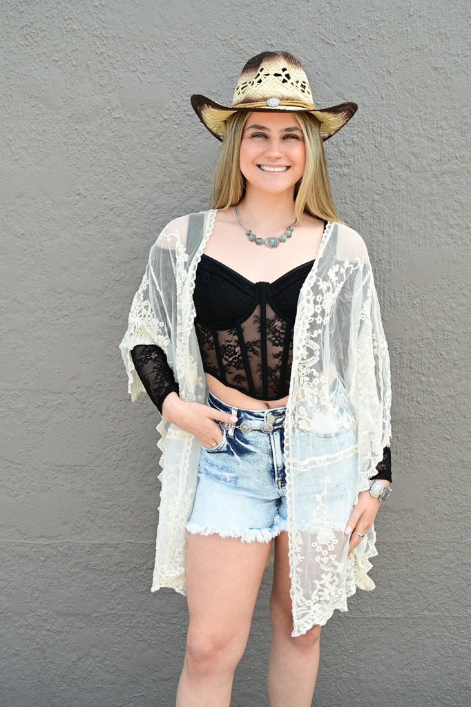 Cheerful Chic Lace Top - West End Boutique
