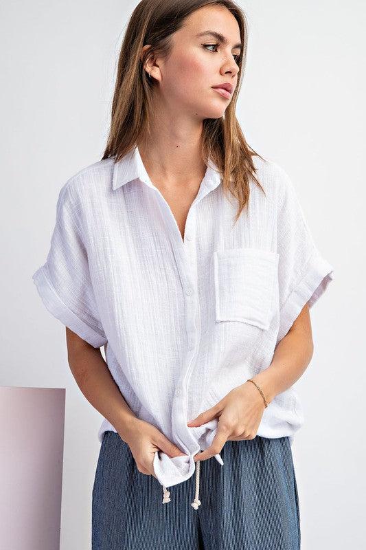 Country Gauze Top - West End Boutique