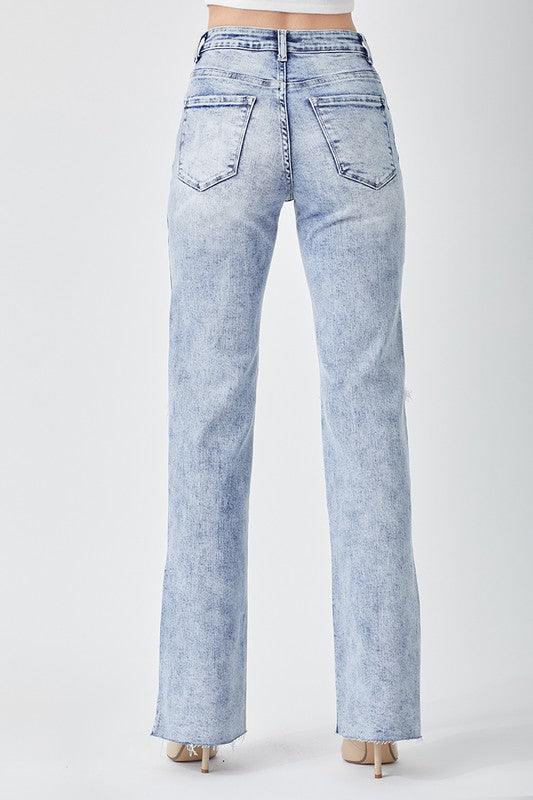 DAKOTAH HIGH-RISE LONG INSEAM STRAIGHT JEANS - West End Boutique