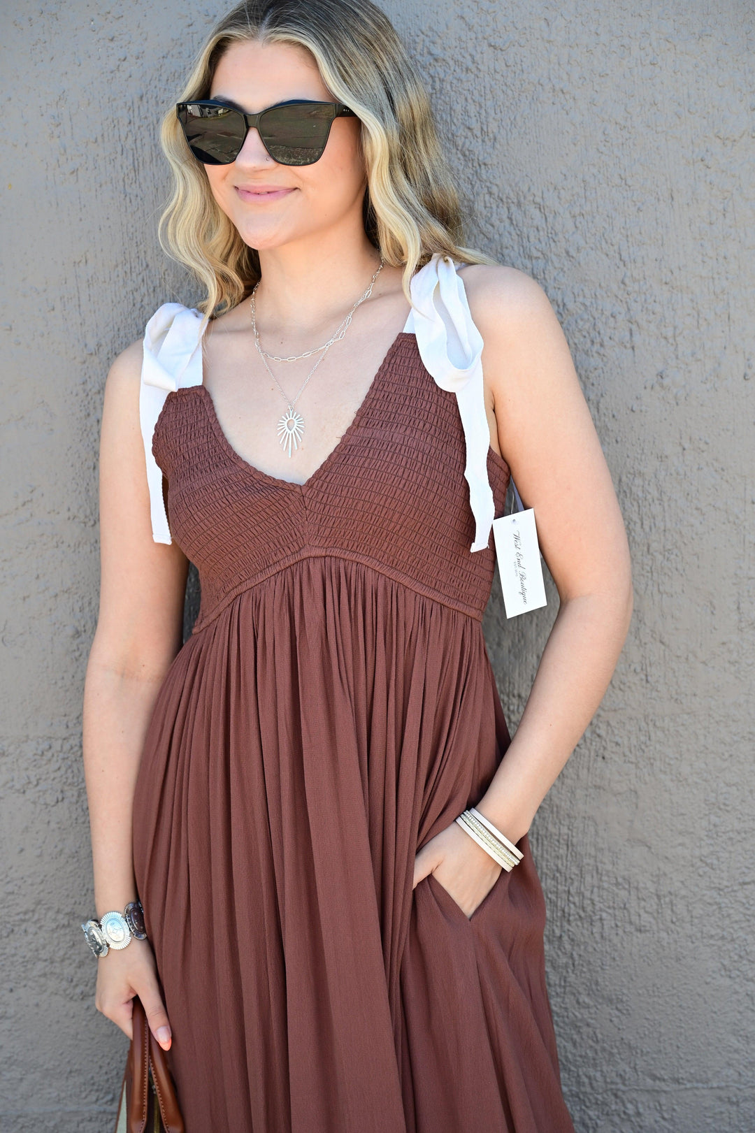 Dancing On The Boardwalk Dress - West End Boutique