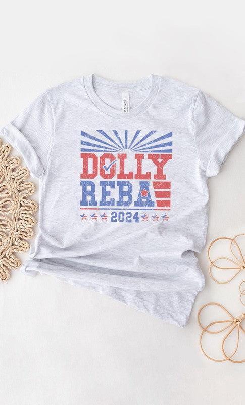 Dolly and Reba 2024 Country Western Music Tee S-XL - West End Boutique