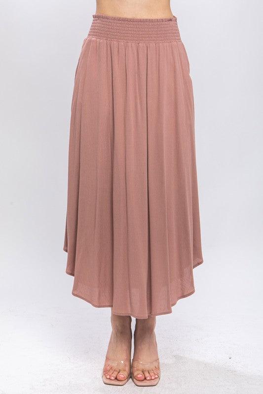 Hannah High-rise Swing Maxi Skirt - West End Boutique