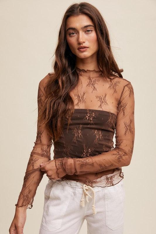 Harvard Grad Lace Top - West End Boutique