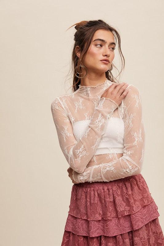 Harvard Grad Lace Top - West End Boutique