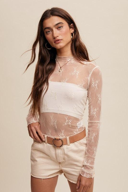 Harvard Grad Lace Top - West End Boutique