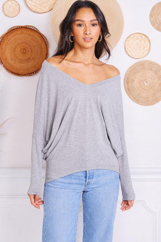 Hayden Long Sleeve Top - West End Boutique