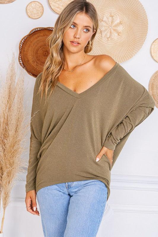 Hayden Long Sleeve Top - West End Boutique