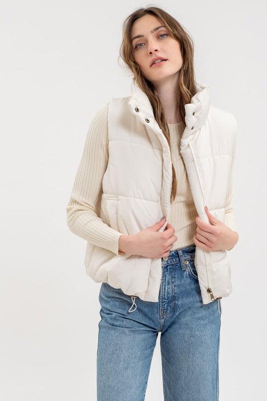 Heather Puffer Vest - West End Boutique