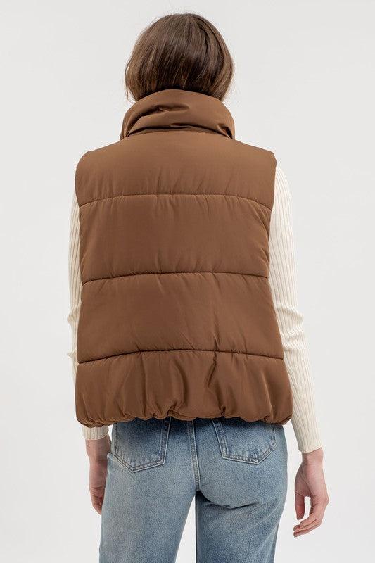 Heather Puffer Vest - West End Boutique