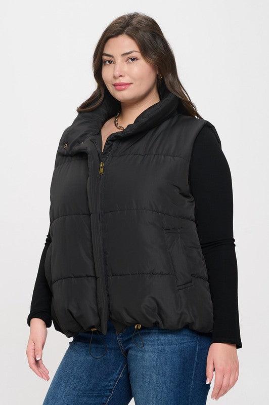 Heather Puffer Vest - West End Boutique