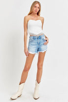 HIGH RISE-PIKABOO LINING SHORTS S-XL - West End Boutique