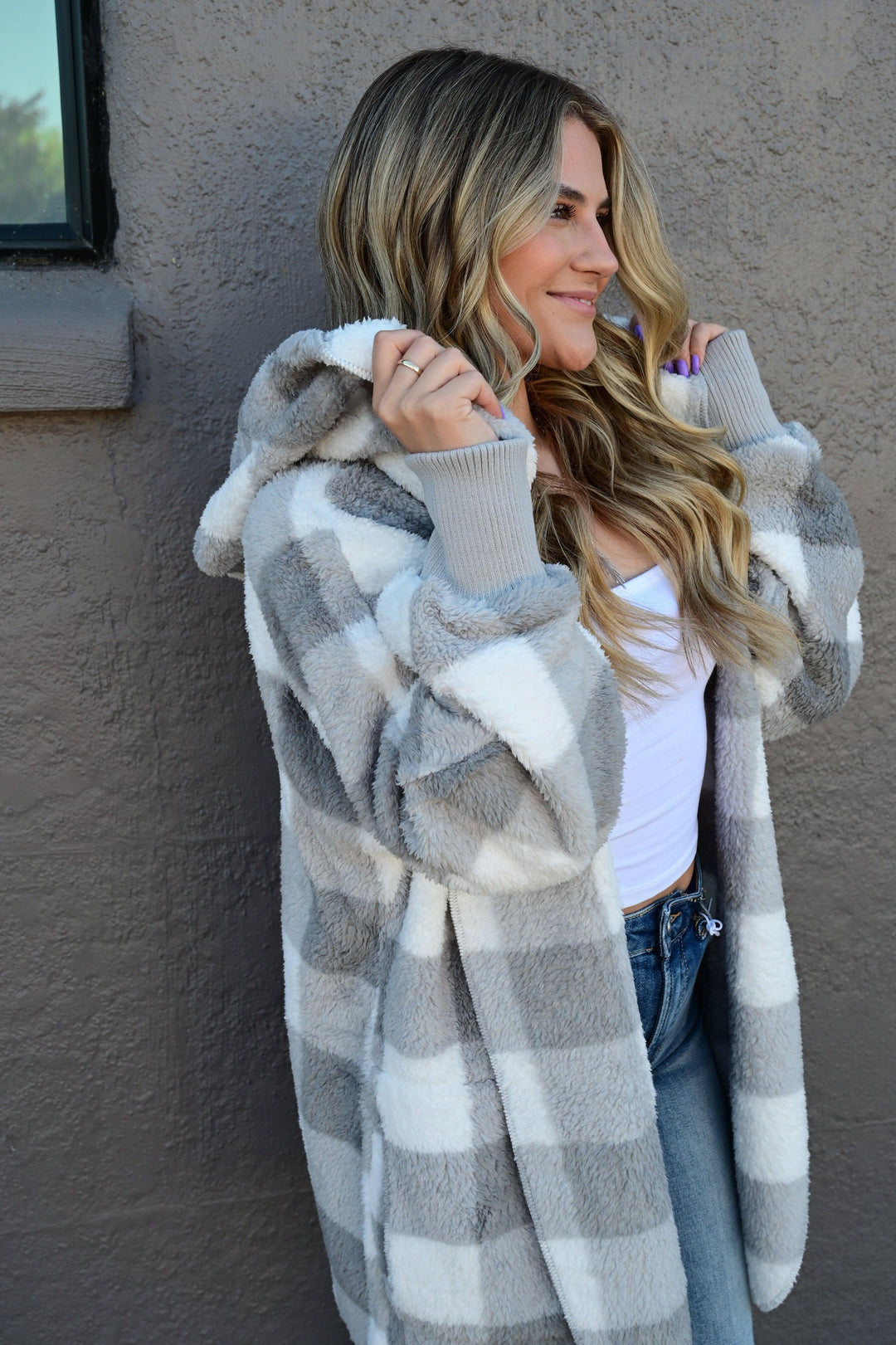 I'll See You Soon Sherpa Cardigan - West End Boutique