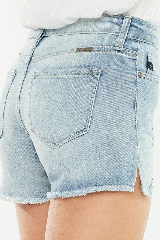 JUSTICE HIGH RISE DENIM SHORTS JEANS S-XL - West End Boutique