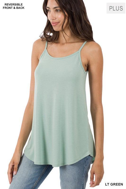 LORENA FRONT AND BACK REVERSIBLE TANK S-3XL - West End Boutique