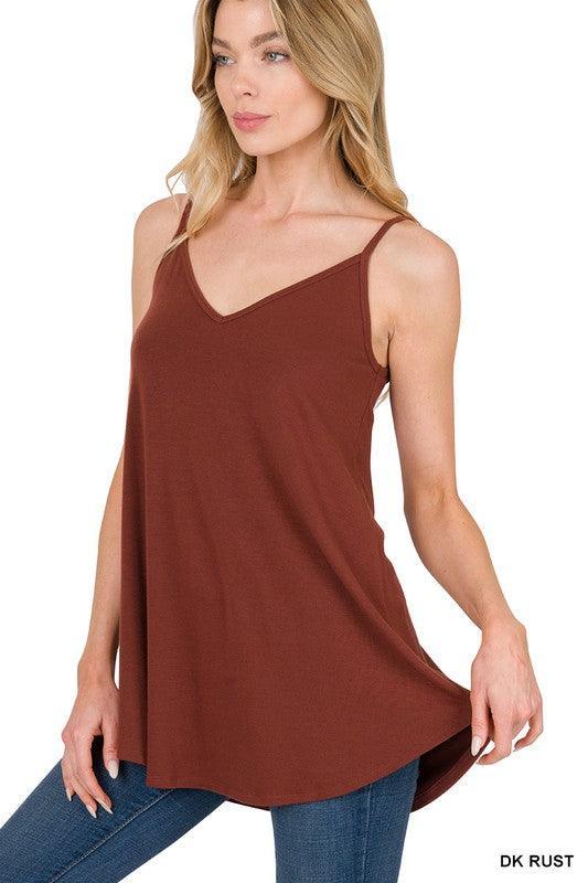 LORENA FRONT AND BACK REVERSIBLE TANK S-3XL - West End Boutique