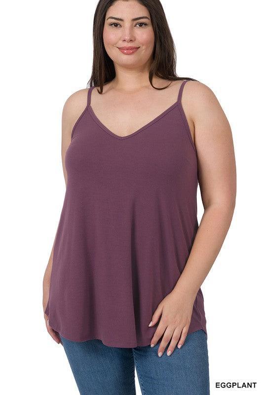 LORENA FRONT AND BACK REVERSIBLE TANK S-3XL - West End Boutique