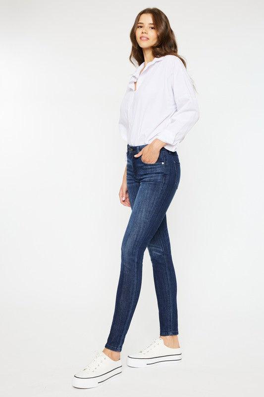 MCKENNA MID RISE SUPER SKINNY JEANS - West End Boutique