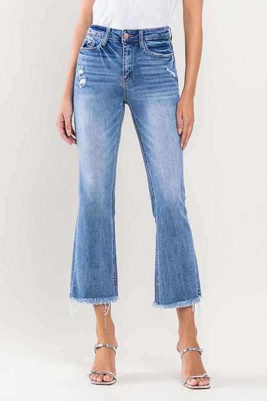Midnight Sky High Rise Kick Flare Jean - West End Boutique