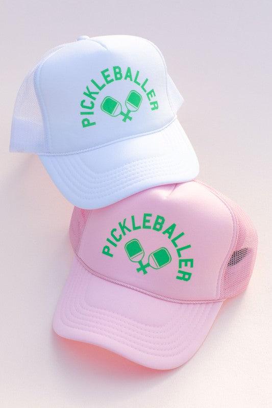 Pickleball Pickleballer Mesh Trucker Hat Cap - West End Boutique