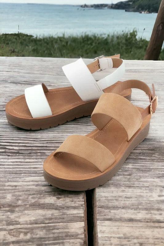 Remus Double Wide Strap Upper Sandal - West End Boutique