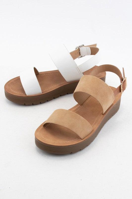 Remus Double Wide Strap Upper Sandal - West End Boutique