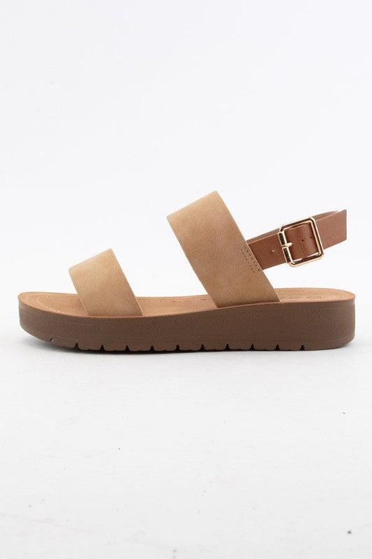 Remus Double Wide Strap Upper Sandal - West End Boutique