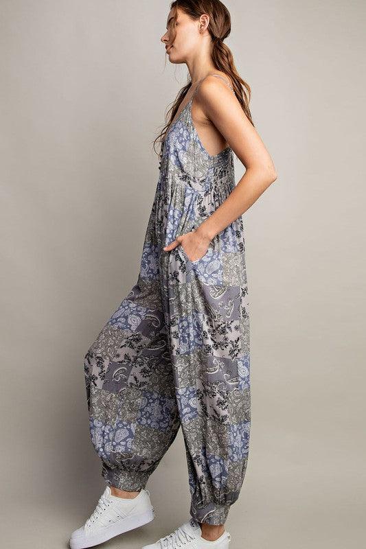 Rustic Rose Jumpsuit - West End Boutique