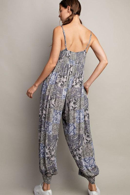 Rustic Rose Jumpsuit - West End Boutique