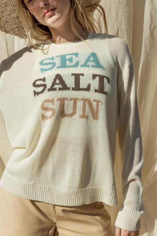 SEA SALT SUN SWEATER - West End Boutique